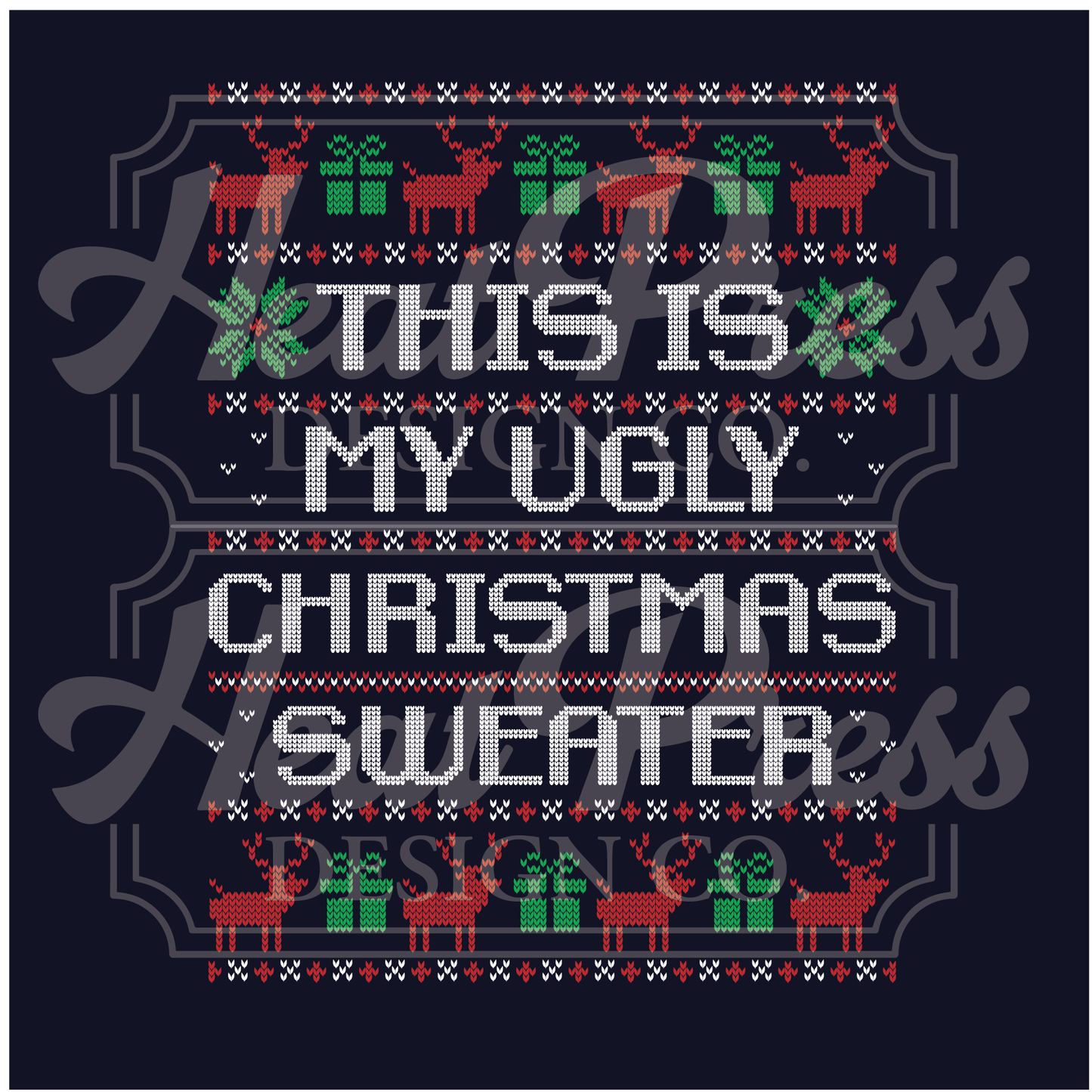 This is My Ugly Christmas Sweater - DTF Transfer