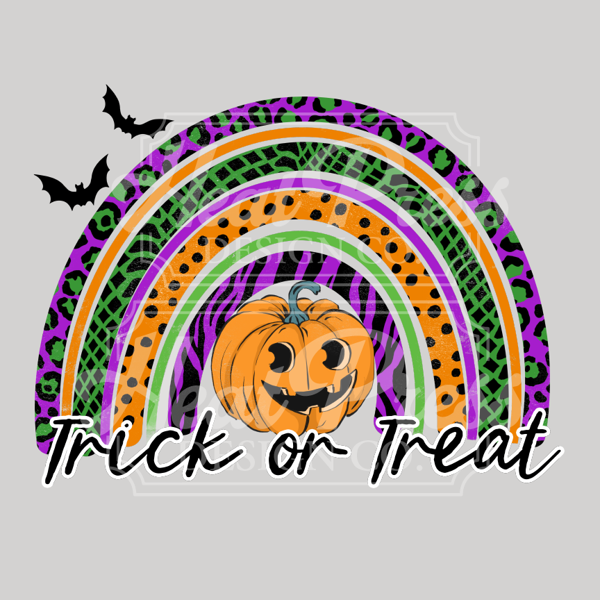 Trick or Treat Rainbow - DTF Transfer