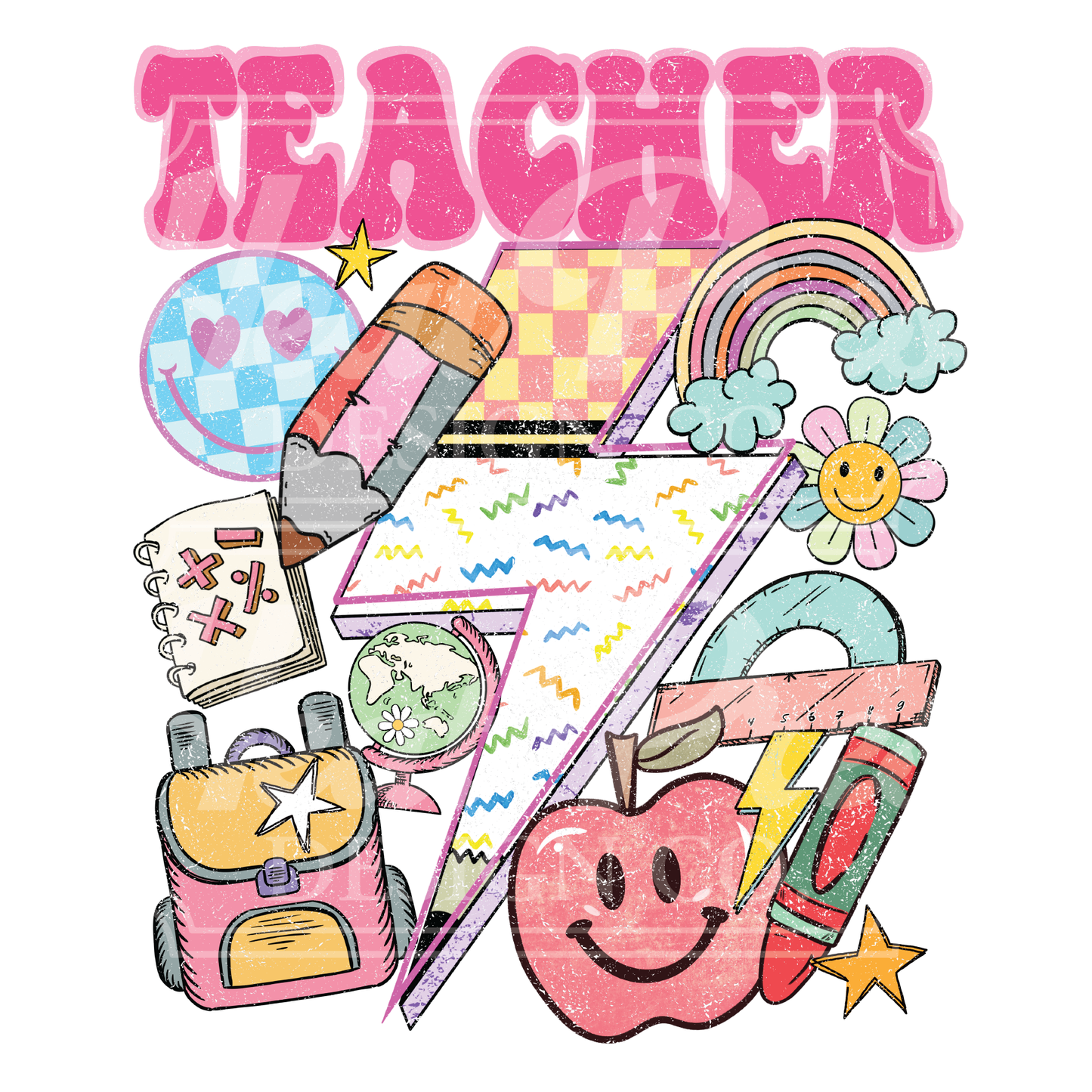 Teacher Vibes - DTF Transfer