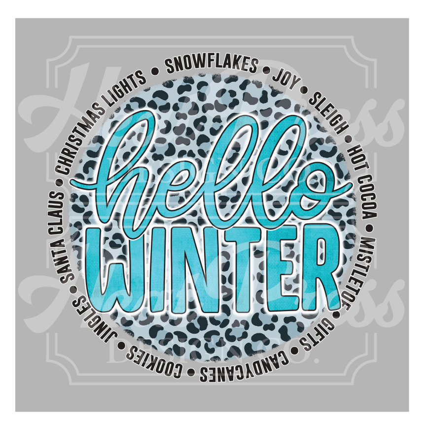 Hello Winter - DTF Transfer
