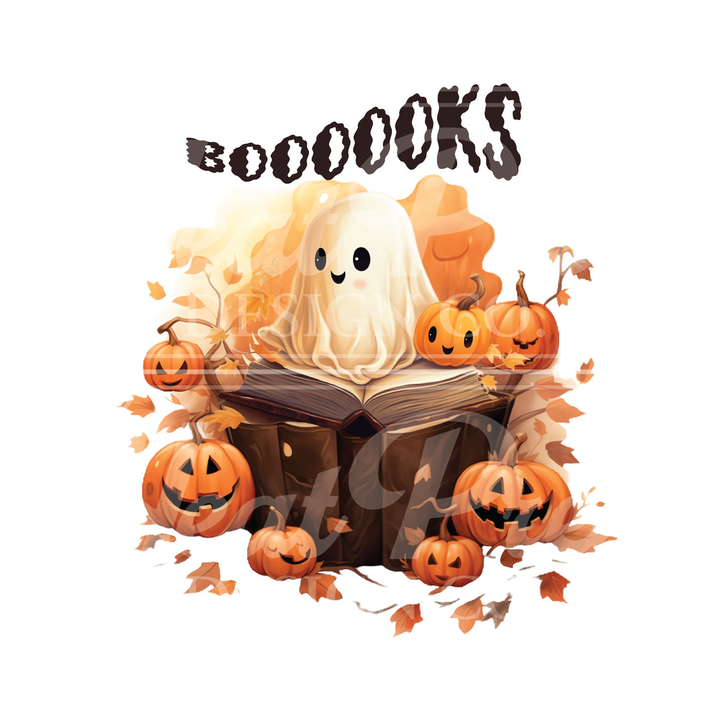 Ghostly Books - DTF Transfer