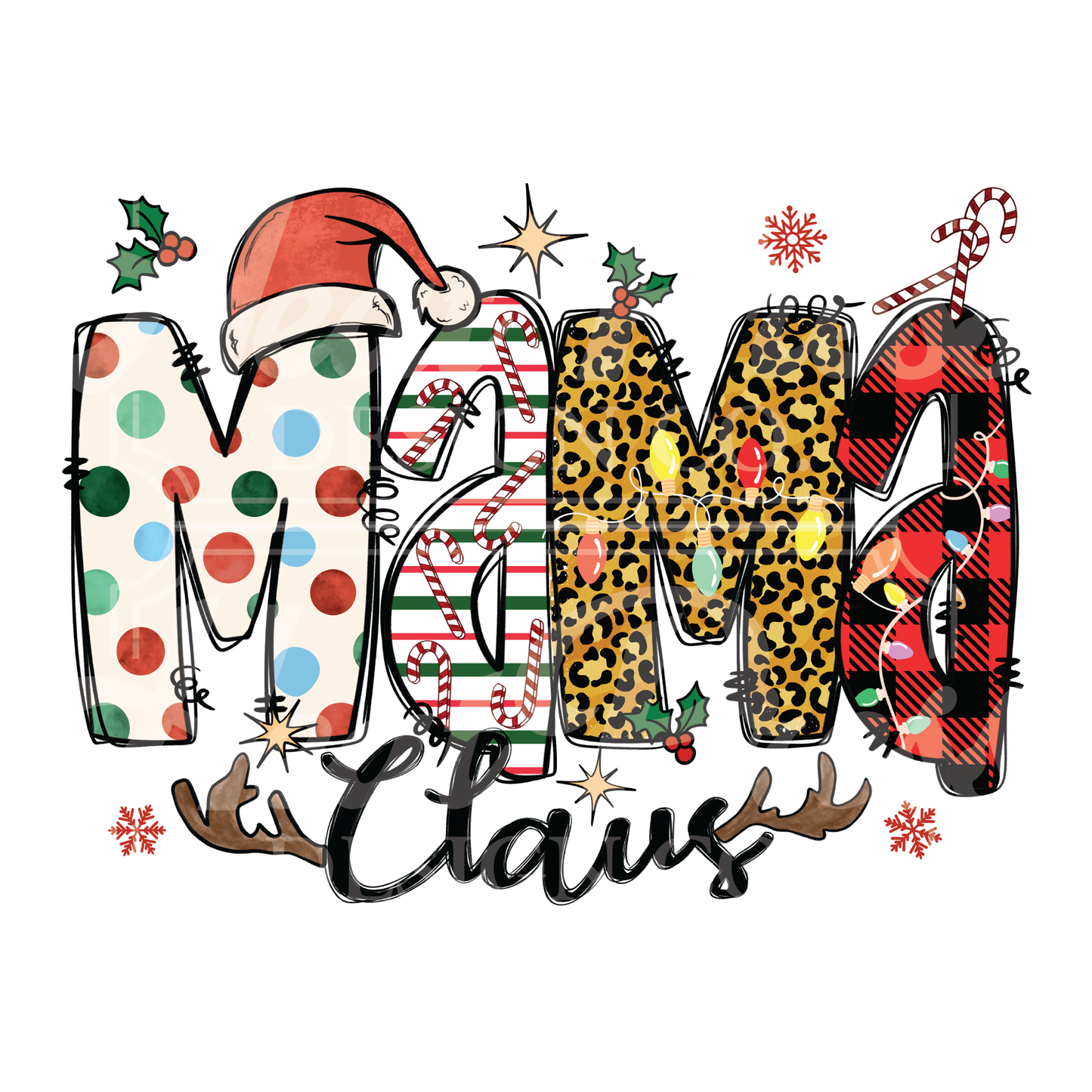 Mama Claus - DTF Transfer