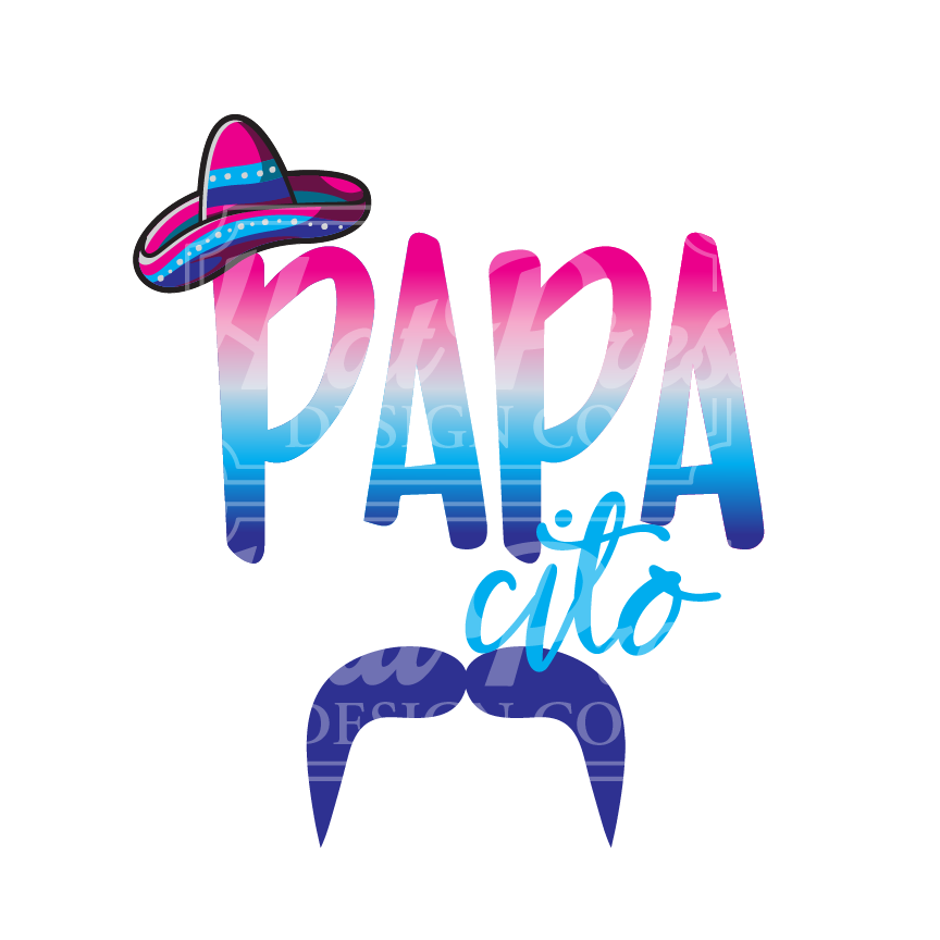 Papacita (sombrero) - DTF Transfer