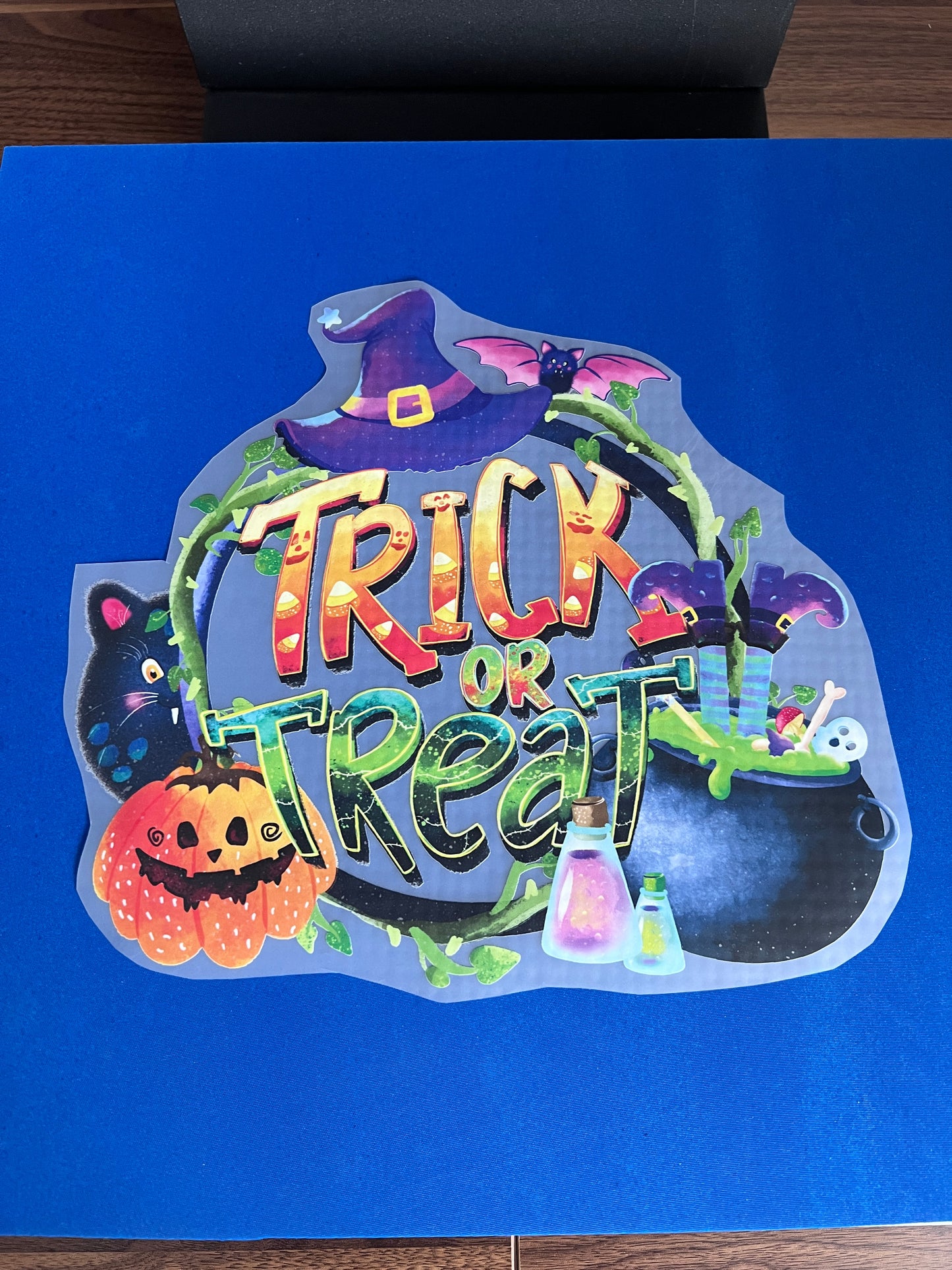 Trick or Treat (circle) - DTF Transfer - CLEARANCE