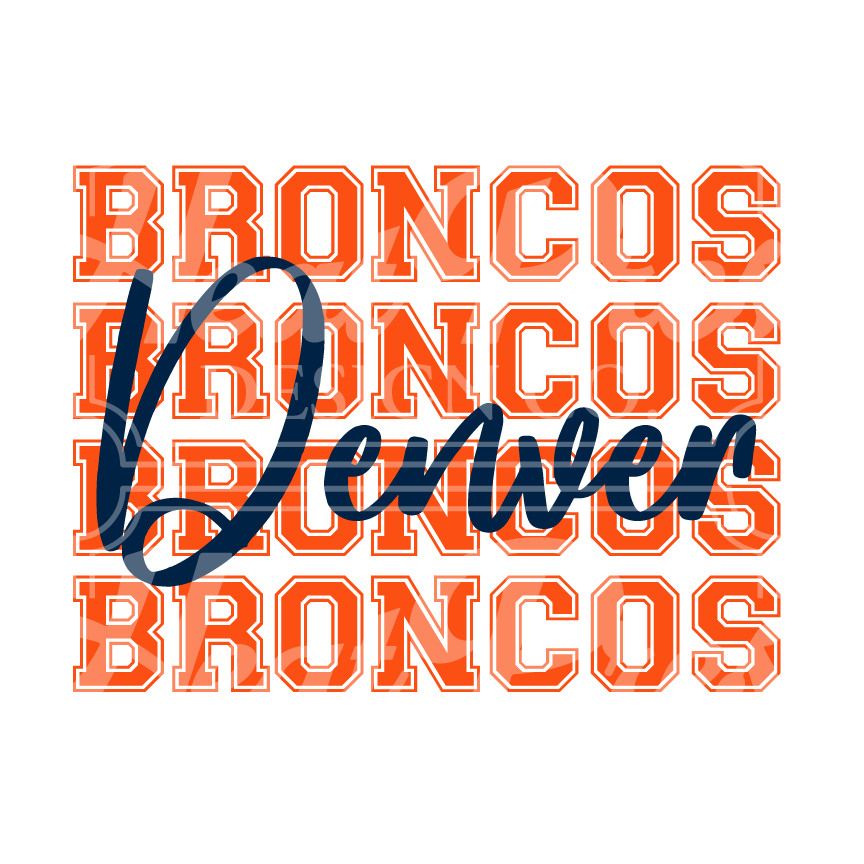 Broncos - DTF Transfer