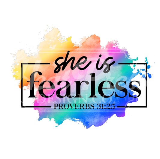 She is Fearless - Sublimation Transfer