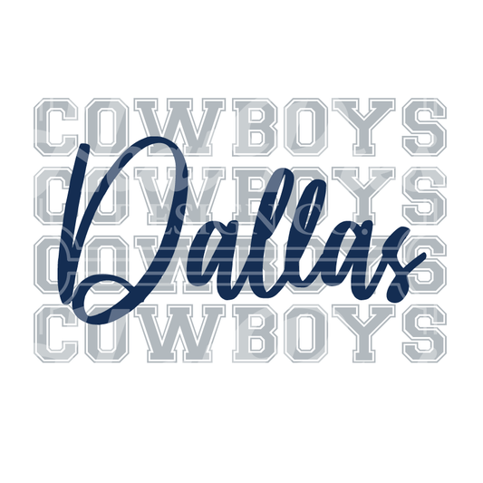 Cowboys - Sublimation Transfer